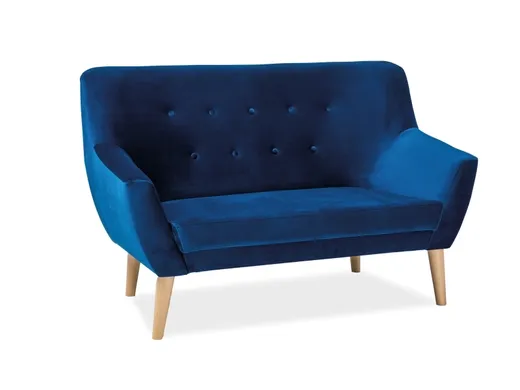 Sofa NORDIC 2 Velvet - granatowy Bluvel 86