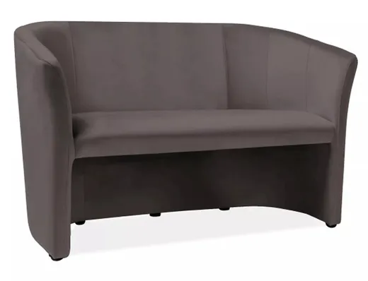 Sofa TM-2 Velvet - szary Bluvel 14