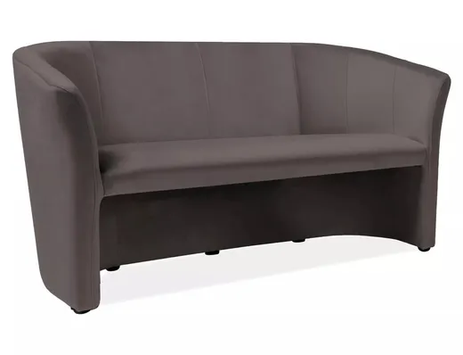 Sofa TM-3 Velvet - szary Bluvel 14
