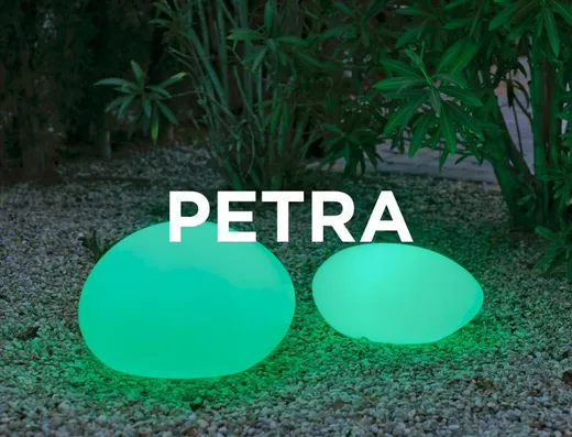Lampa ogrodowa PETRA 40 CABLE biała - LED