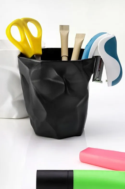 Organizer na biurko PLAST MINI - czarny