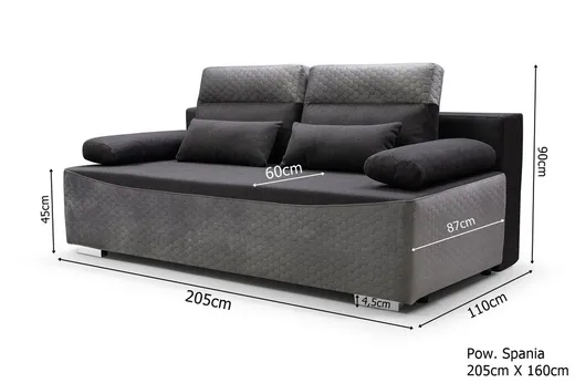 Sofa rozkładana GRACJAN