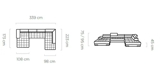 Narożnik SELVA XL