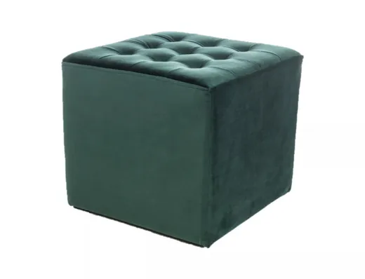 Pufa LORI Velvet - zielony Bluvel 78
