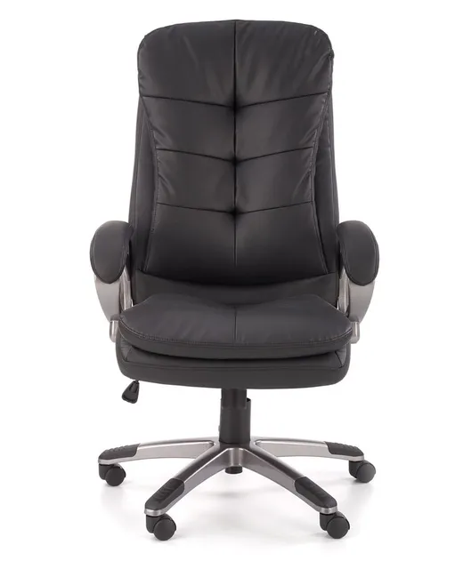 Fotel gabinetowy PRESTON - czarny