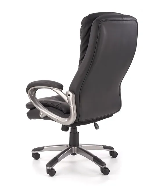 Fotel gabinetowy PRESTON - czarny