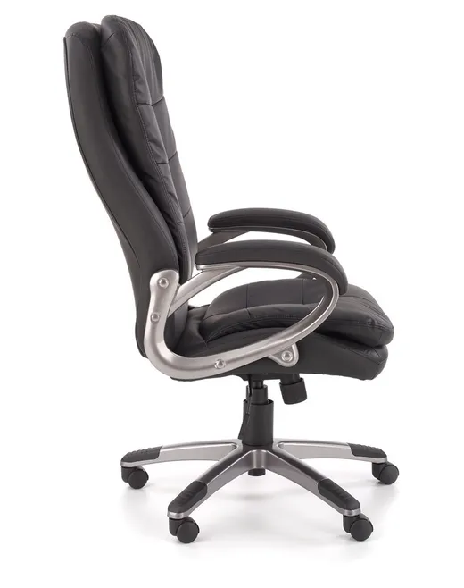 Fotel gabinetowy PRESTON - czarny
