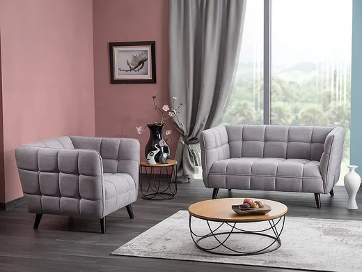 Sofa CASTELLO 2 Velvet - beżowy Bluvel 28