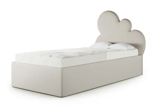 NATUR MINK Łóżko z pojemnikiem CLOUD CHMURKA BOX TEXTI