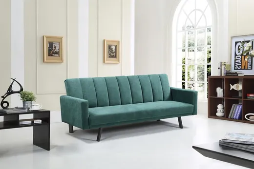 Sofa rozkładana ARMANDO - ciemny zielony