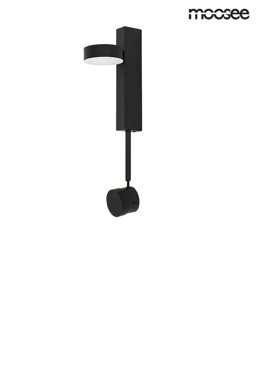 Lampa ścienna CLARID BLACK - czarny