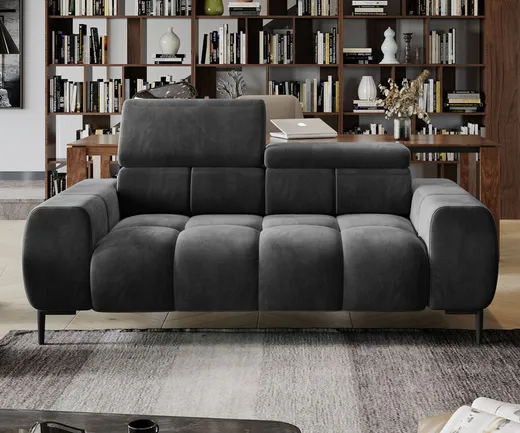 Sofa z wysuwanym siedziskiem PLAZA 3E