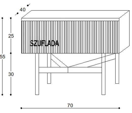 Szafka nocna LINE