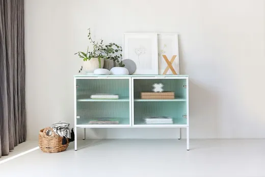 MINT/WHITE Bufet WAVY 160/180