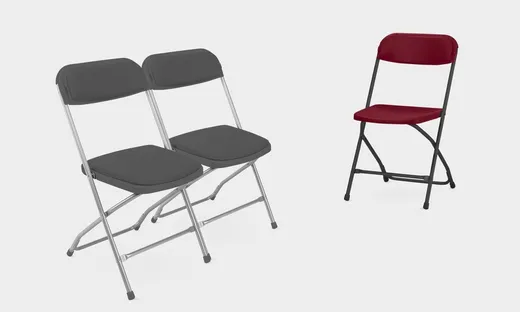 Krzesło składane z tapicerowanymi nakładkami POLYFOLD Plus
