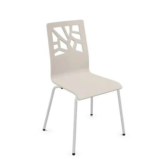 RAL 9006 / S39 Light Grey Krzesło VERBENA