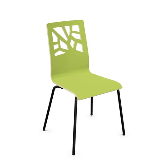 RAL 9005 / U626 Kiwi Green Krzesło VERBENA