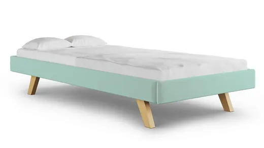 VELVIE MIST/BUK Łóżko tapicerowane SOFA LEGS TEXTI