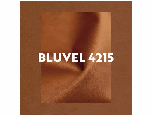 Krzesło welurowe pikowane CHIC Velvet - czarny/cynamon Bluvel 4215
