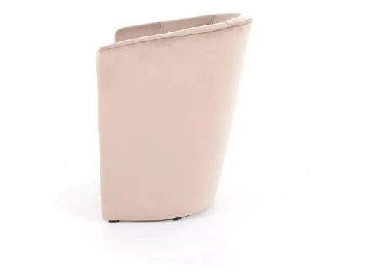 Fotel TM-1 Velvet - ciemny beżowy Bluvel 40