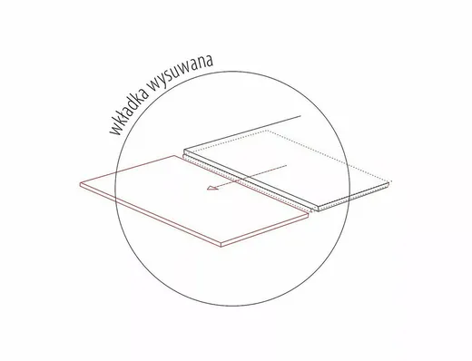 Stół rozkładany SALVADORE CERAMIC SAHARA NOIR 160/240x90 - czarny/czarny mat
