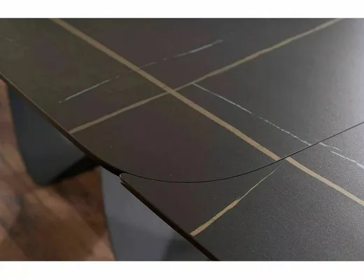 Stół rozkładany INFINITY Ceramic 160/240x95 - czarny