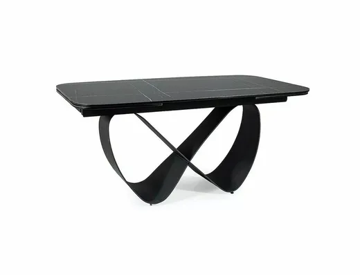 Stół rozkładany INFINITY Ceramic 160/240x95 - czarny