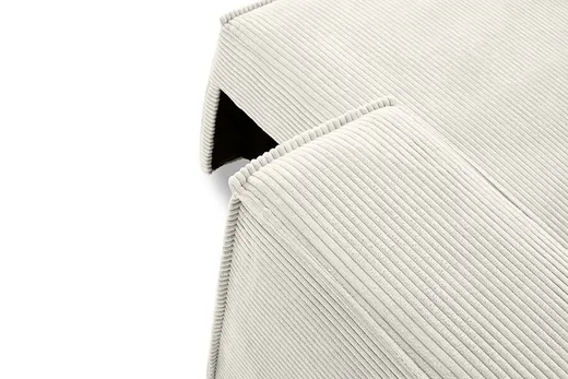 Sofa rozkładana z pojemnikiem PILLOW - jasny beżowy