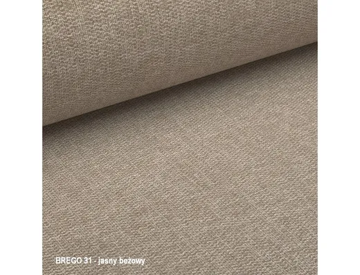 Krzesło obrotowe tapicerowane AZALIA Brego - czarny/jasnobeżowy Brego 31