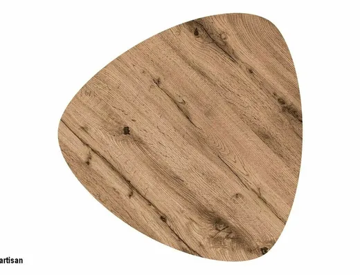 Zestaw 2 stolików TWIN - dąb artisan/czarny