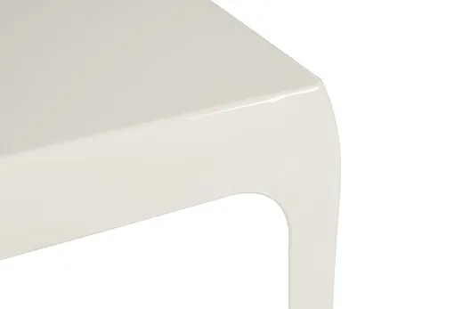 Stolik z tworzywa GHOST 42x42 - biały