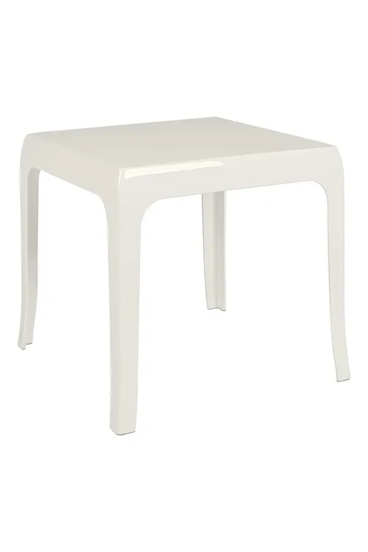 Stolik z tworzywa GHOST 42x42 - biały