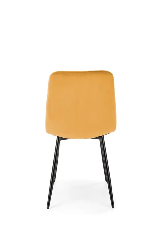 Krzesło K525 velvet - musztardowy