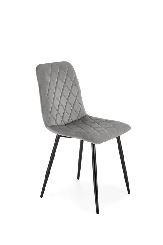 Krzesło K525 velvet - popielaty