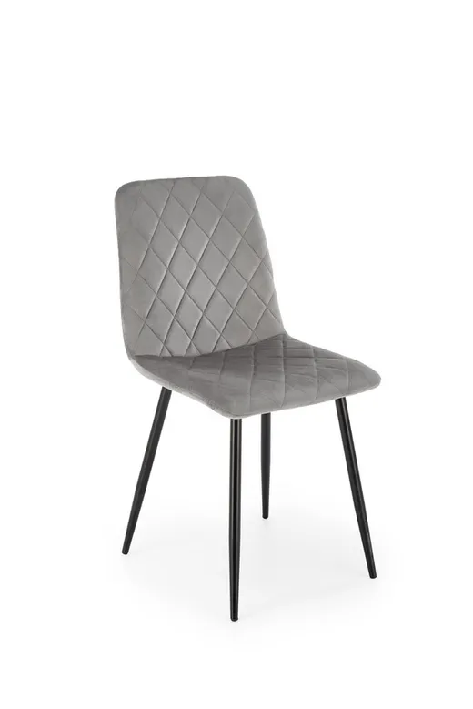 Krzesło K525 velvet - popielaty