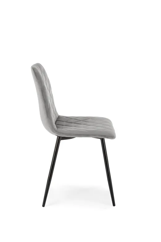 Krzesło K525 velvet - popielaty