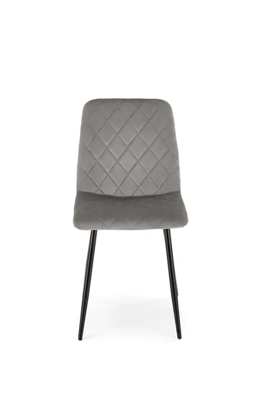 Krzesło K525 velvet - popielaty