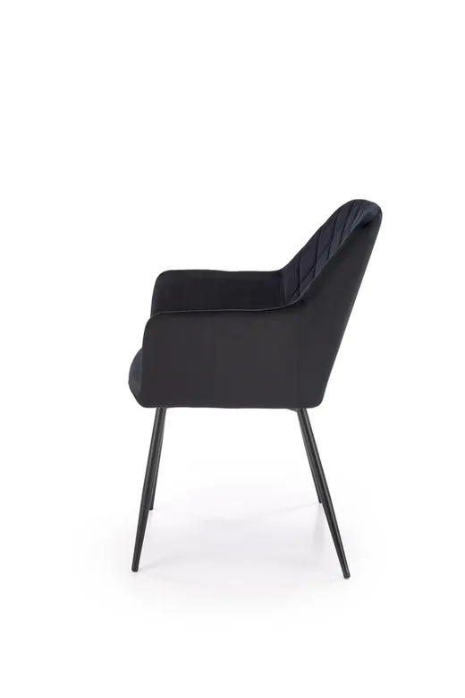 Krzesło z podłokietnikami K558 - czarny