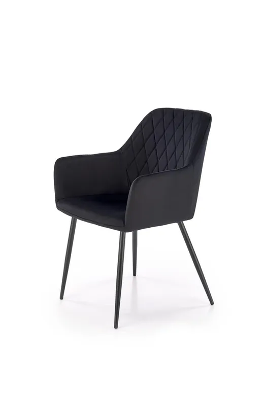 Krzesło z podłokietnikami K558 - czarny