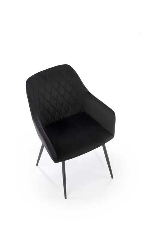 Krzesło z podłokietnikami K558 - czarny