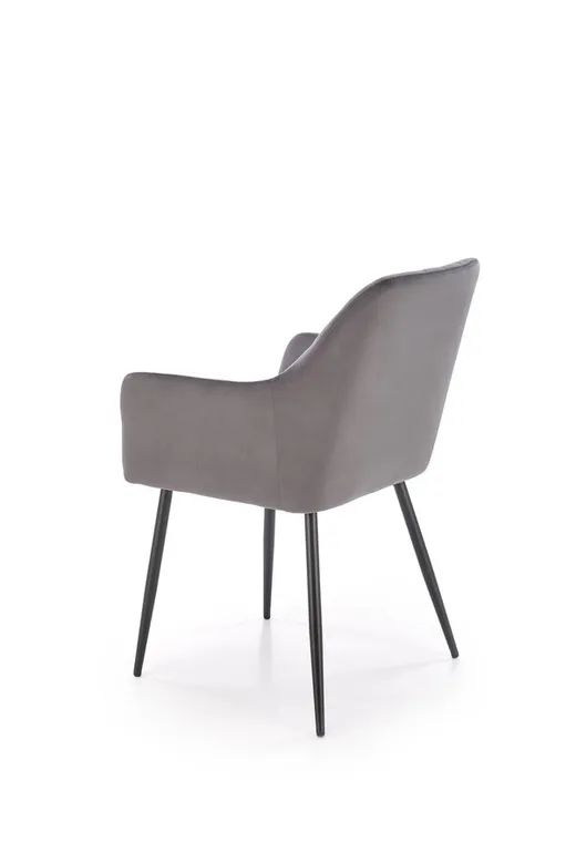 Krzesło z podłokietnikami K558 - popielaty