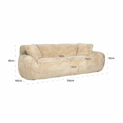 Sofa COMFY - piaskowy