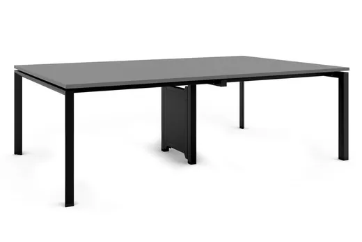 Biurko PASON WORKSTATION 4 240x140 - antracyt/czarny