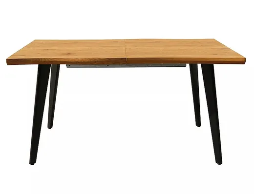 Stół rozkładany FRESNO 120/180x80 - dąb/czarny