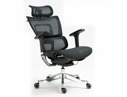 Fotel obrotowy ergonomiczny WINNER LUX - czarny