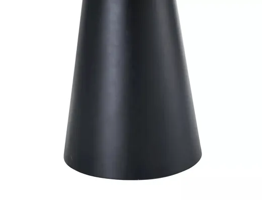 Stół okrągły ANGEL 120 cm - dąb/czarny