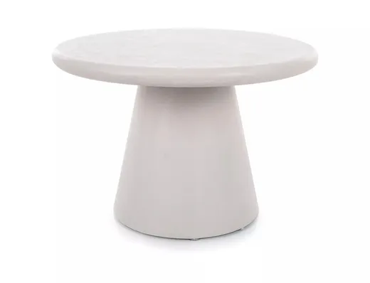 Ława okrągła AURORA 60 cm - jasny szary