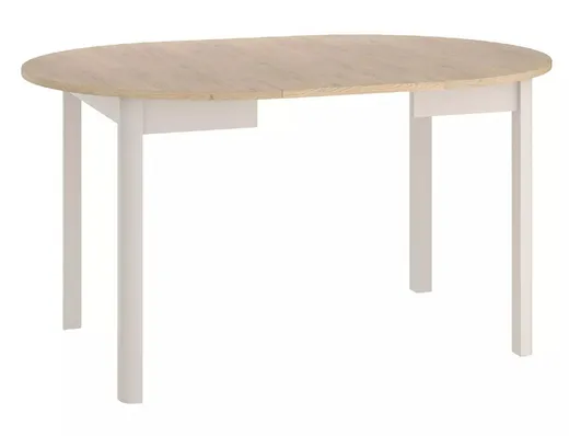 Stół okrągły rozkładany DANTE 102/144x102 - dąb cremona torro/kaszmir