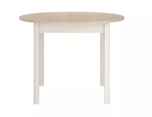 Stół okrągły rozkładany DANTE 102/144x102 - dąb cremona torro/kaszmir