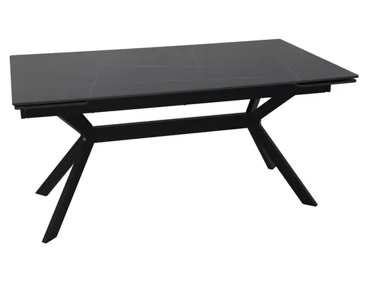 Stół rozkładany IMPERIA 160/220x90 - czarny